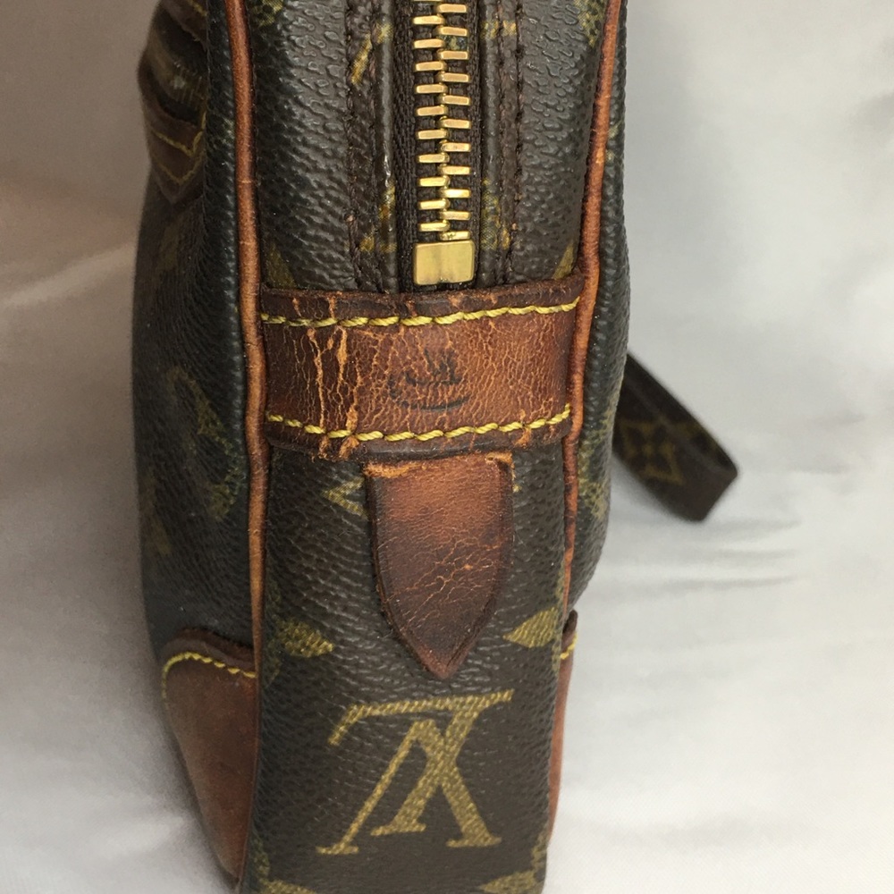 Authentic Louis Vuitton Monogram Marley Draggonne clutch handbag GM - Picture 4 of 16